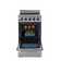 Prestige 19.5" 4 element 1.6 cu. ft. Freestanding Electric Glass Top Range with Convection Oven