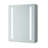 Livvi 20'' W 26'' H Frameless LED Medicine Cabinet with Mirror and 2 Adjustable Shelves-302549397