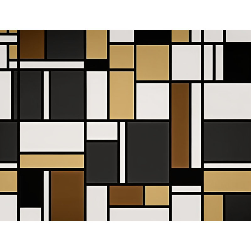 Machine Printed Throw Blanket, 80" L x 60" W, Plaid, Black/Brown
