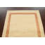 Tapis beige noué à la main de conception unique 3 pi 2 po x 5 pi 2 po