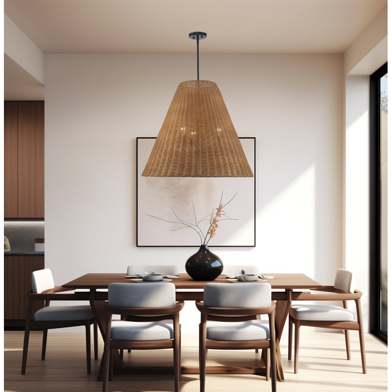Luminaire suspendu tissé à 3 lumières Pippa