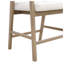 Ensemble de 2 tabourets de comptoir en frêne avec dossier en rotin - Mid-Century