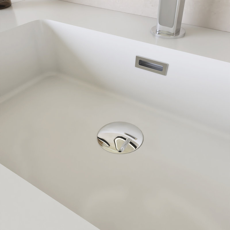 Meuble-lavabo mural 60 po avec lavabo à surface solide intégré, 60"
