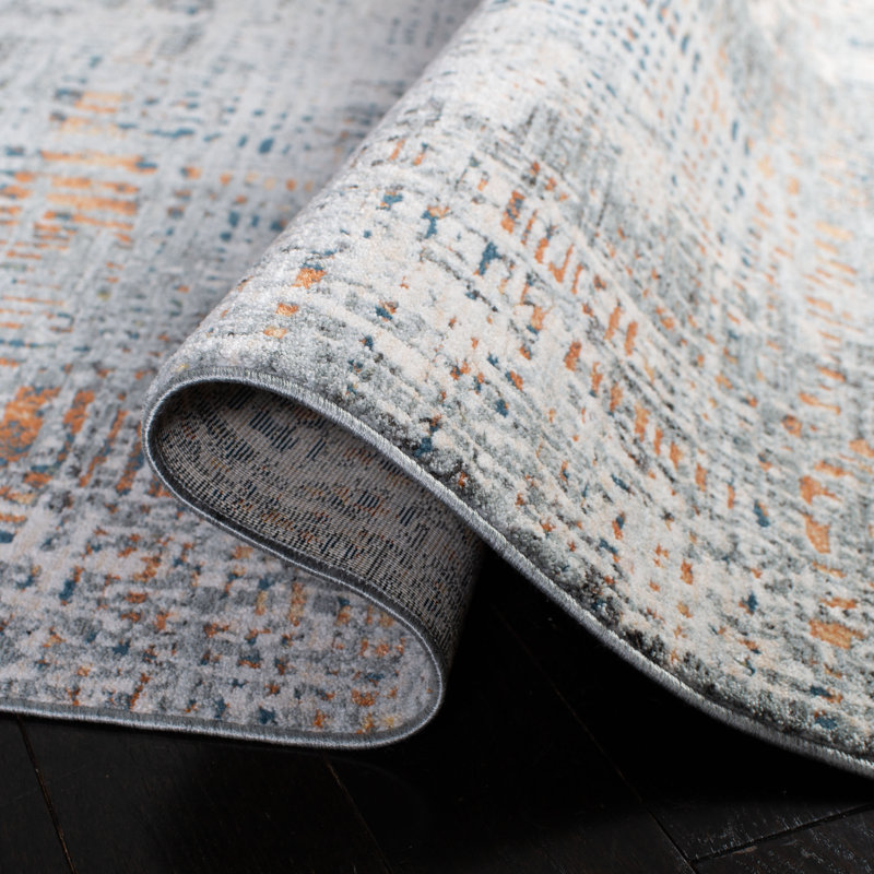 Harp Performance Abstract Rug, Rectangle 5' x 8'