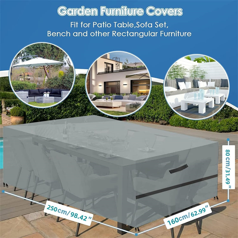 Outdoor Patio Dining Set Cover