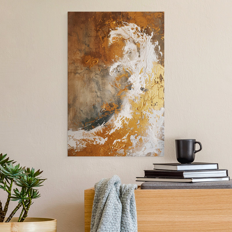Série ABSTRACT CD XXIV - Impression sur toile seulement - NON CADRE, H 36 po x l 24 po