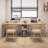 Burlywood Rectangular Solid Wood Writing desk-271085409
