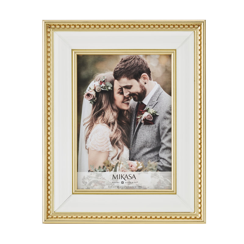 8x10 Beaded Frame with 5X7 Picture Opening