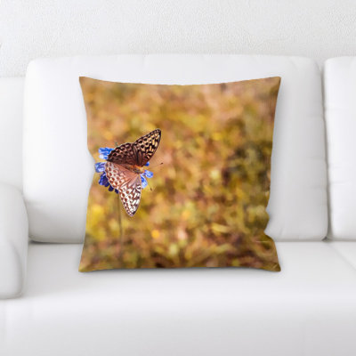 Butterfly Square Pillow Cover & Insert