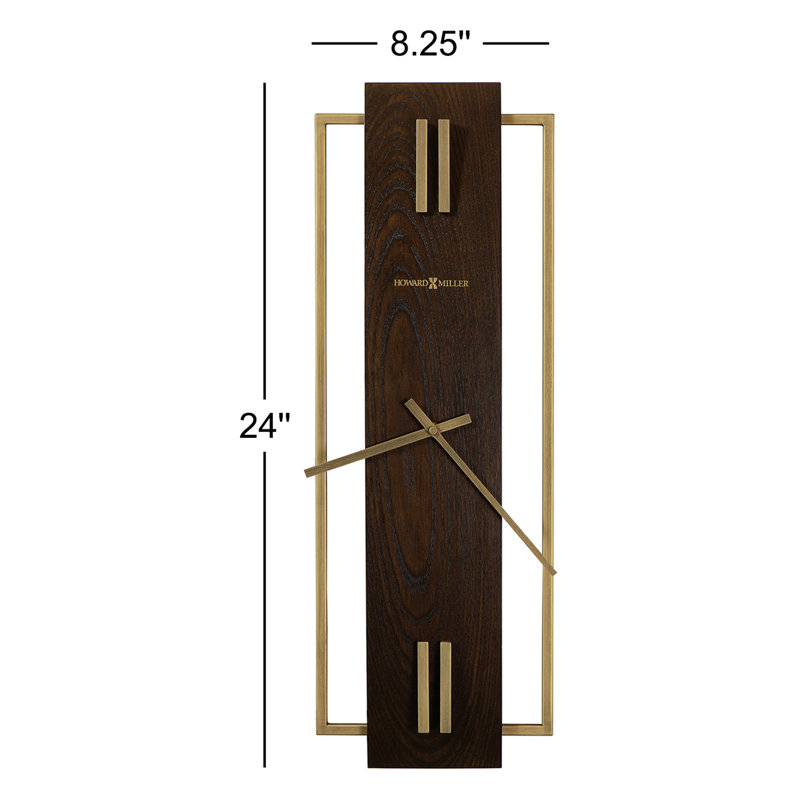 Metal Skeleton Wall Clock