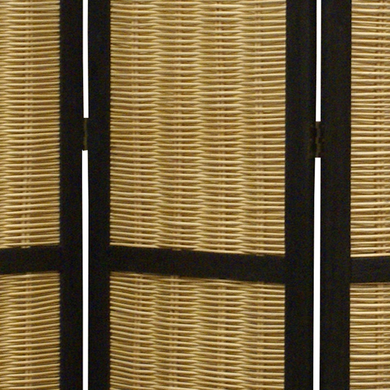 Diviseur de salle 3 panneaux Petersen, Brun