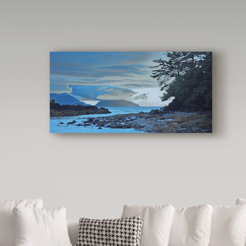 «Haida Gwaii Evening Shore» par Etelca, impression sur toile tendue, H 10 po x l 19 po x P 2 po