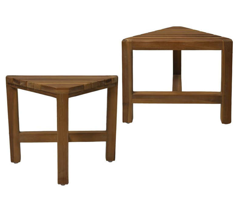 Leavittsburg Solid Wood Accent Stool