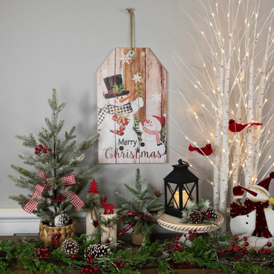 Plaque murale 19,5 "Merry Christmas