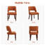 Chaise de salle à manger rembourrée-128970261