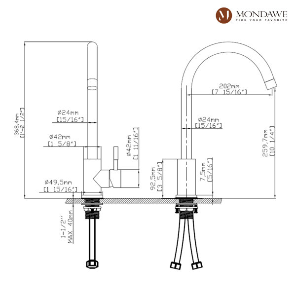 Dimensions du produit