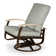 Askar Swivel Powder Coated Aluminum Outdoor Lounge Chair