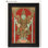 Standing Lord Vishnu Tanjore Painting - Traditional Hindu Religious Wall Art with 24K Gold Work, Framed Spiritual Home Decor 27.5" x 21.5"