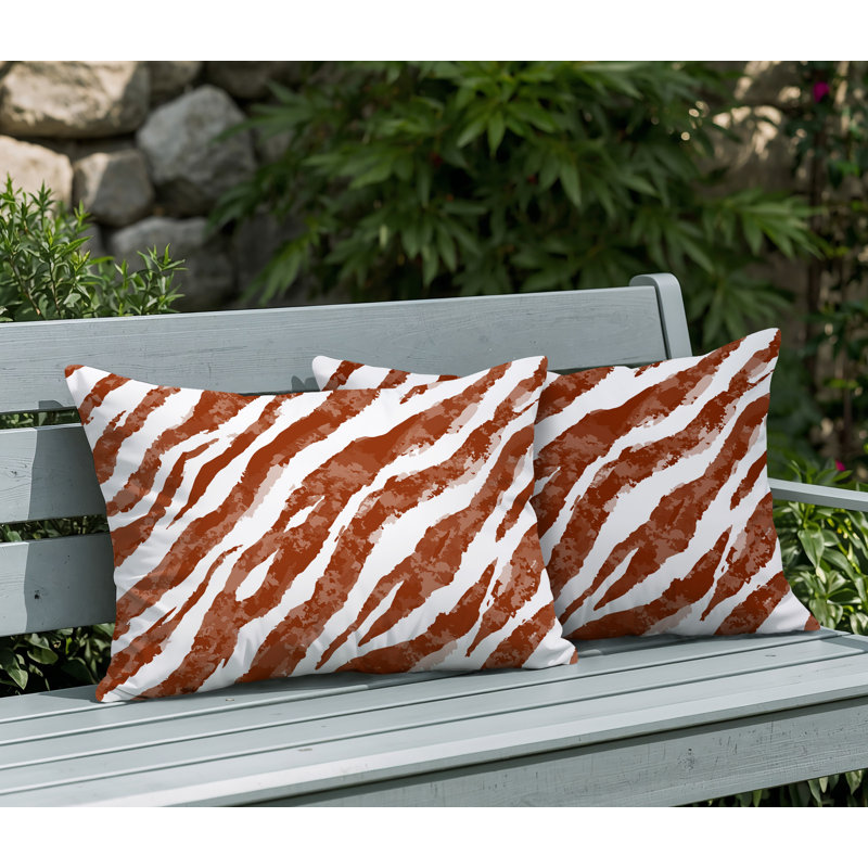 Coussin intérieur / extérieur Juno, 20x14, Burnt Orange
