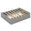 Structure de lit plateforme avec tiroirs