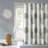 Elegant Tufted Semi-Sheer Shower Curtain