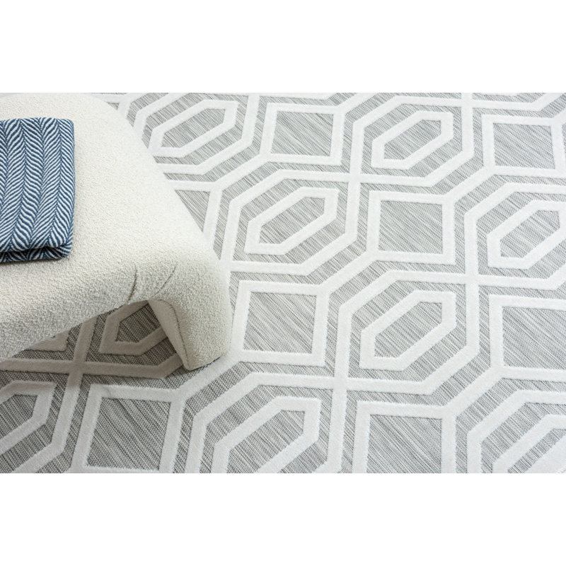 Deangelo Geometric Indoor / Outdoor Area Rug, Rectangle 200 x 300cm