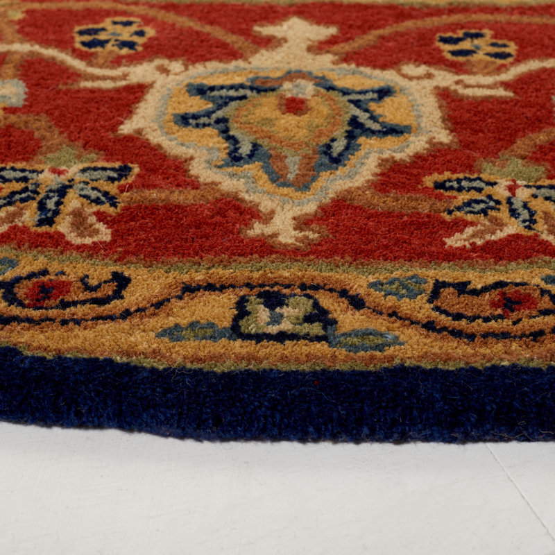 Colliers Hand Tufted Wool Oriental Rug, Round 6'6"