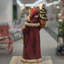 33 po Grande figurine de père Noël avec arbre de Noël et corne