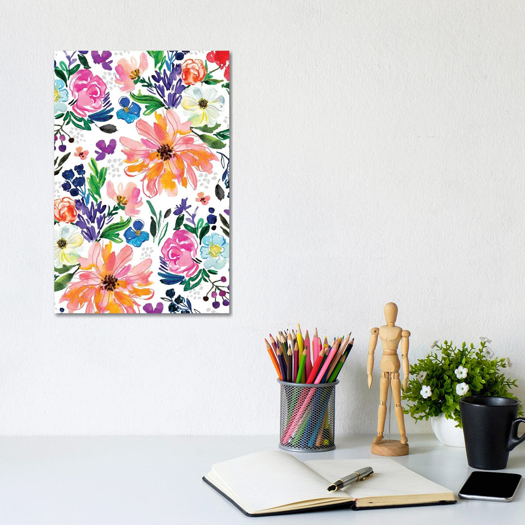 Blooms by Joy Ting - Wrapped Canvas Gallery-Wrapped Canvas GiclÃ©e