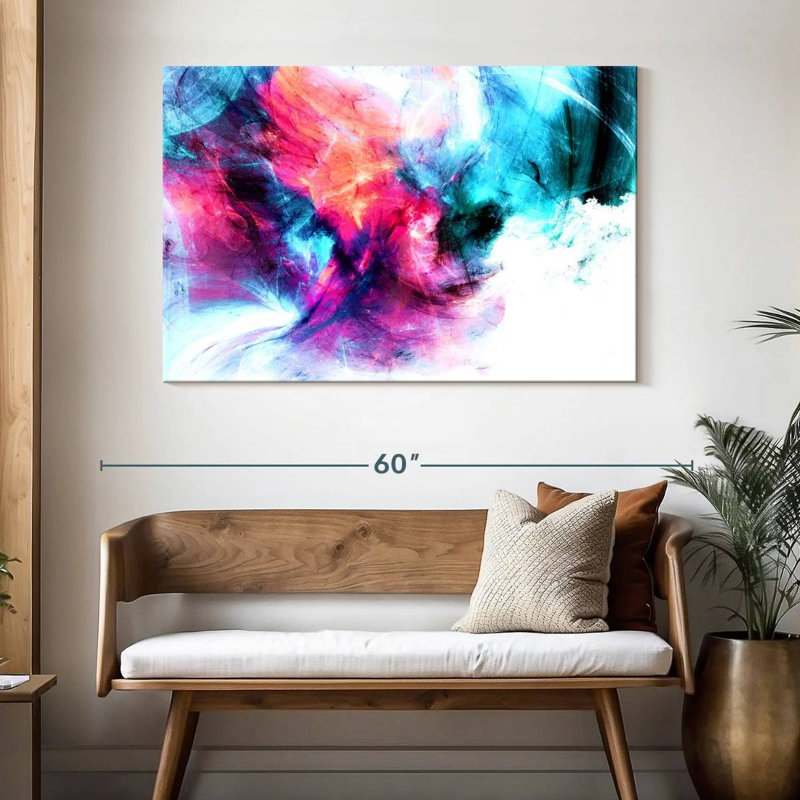 Nuage surréel abstrait Avery, H 32 po x l 48 po