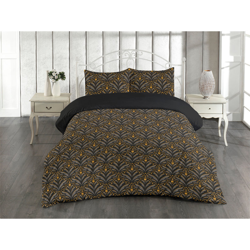 Doniesha Duvet Cover, California King Duvet Cover + 2 Standard Shams