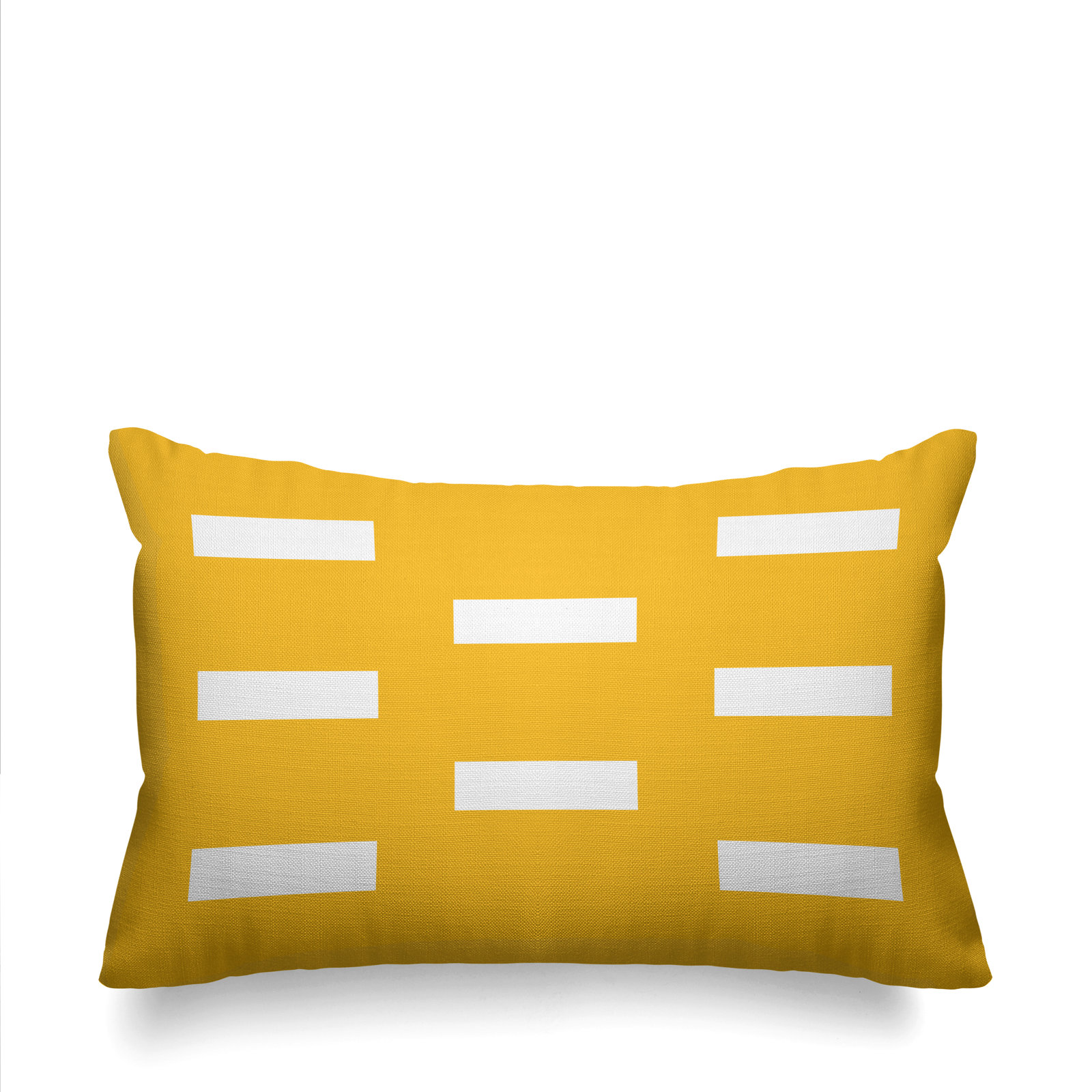 Luella Geometric Indoor/Outdoor Throw Pillow, Yellow