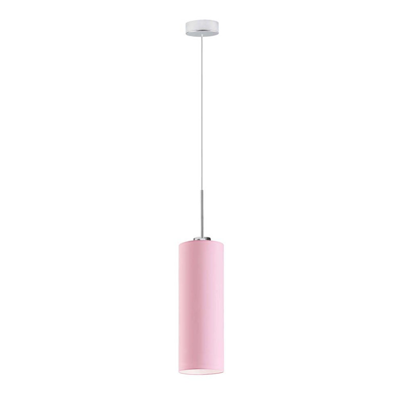 Avaia 1 - Light Single Pendant, Chrome, Light Pink