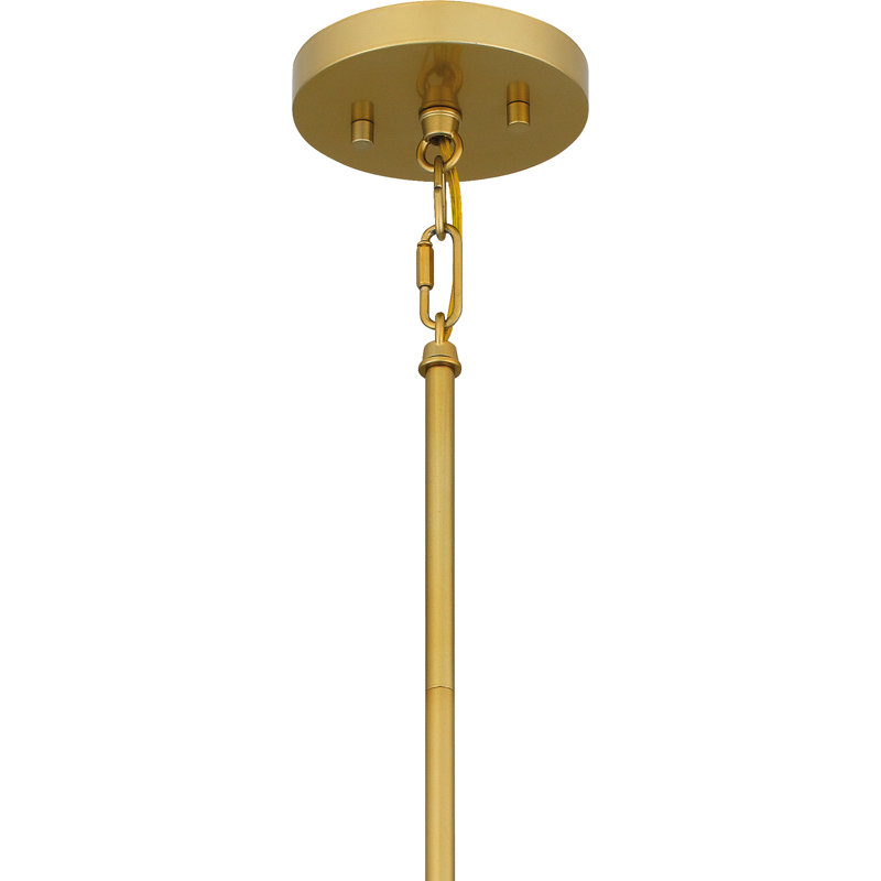 6 - Light Dimmable Geometric Chandelier, Matte Black, Black