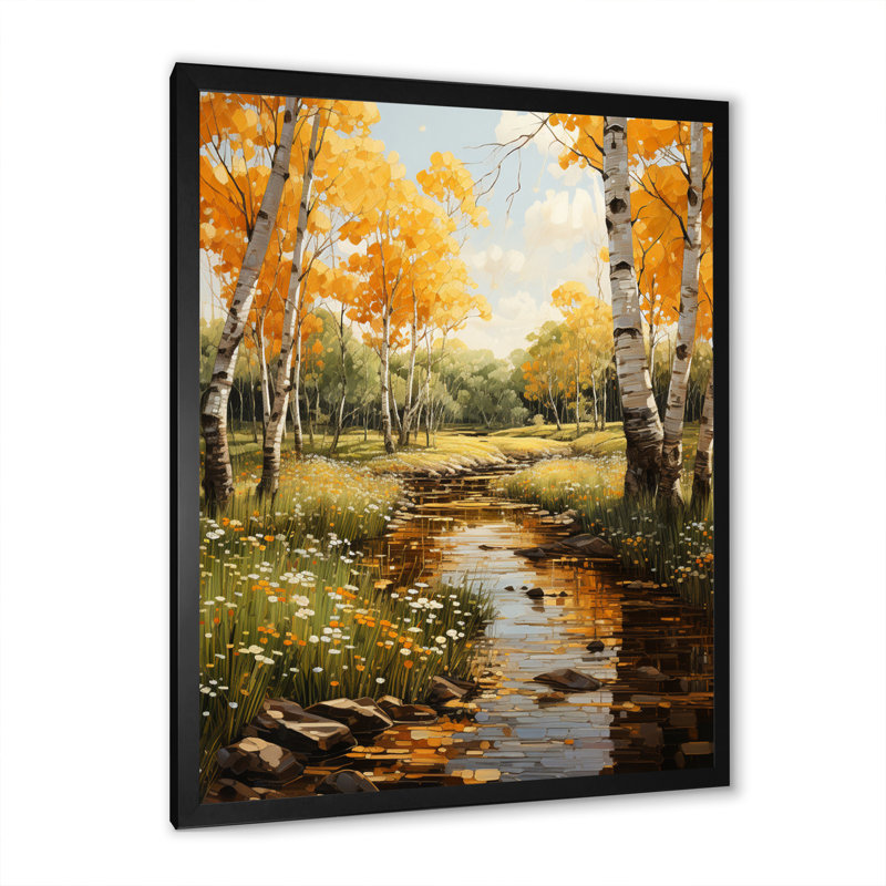 Vynessa Sunlit Grove I - impression, Cadre photo noir, H 20 po x l 12 po x P 1 po