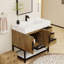 Finition du meuble-lavabo sur pied simple 36 po Jessica / Base: Chêne blanc-72495626