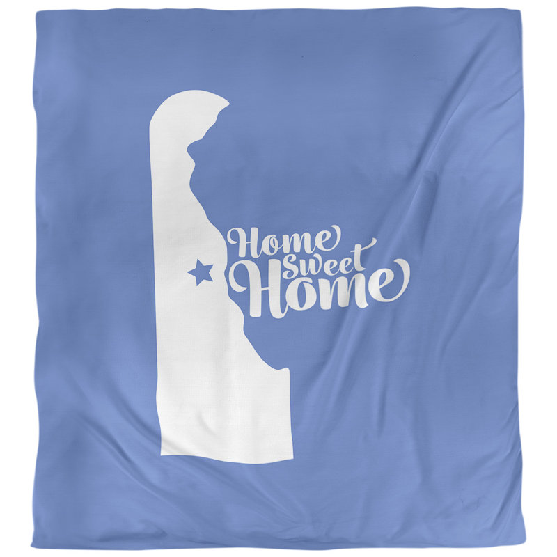 Housse de couette dover doux, Housse de couette pour lit simple, Bleu, Polyester brossé