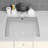 22"X15.5"  Ceramic Rectangular Undermount Bathroom Sink With Overflow