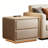 Modern 2-Drawer Smart Nightstand With LED light