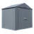 Elite Steel Storage Shed, 8X6, Anthracite-119308516