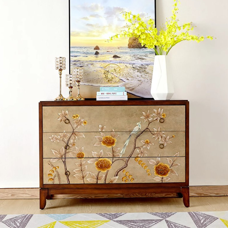 Buffet de rangement élégant au design rétro