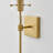 Modern Gold Dimmable Armed Wall Sconces