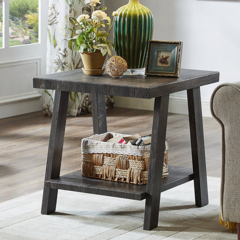 Table de bout en bois, Charcoal, Charcoal