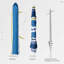 Parasol de plage 78 po Macfarlane
