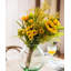 Arrangement floral à tournesol artificiel bouquet