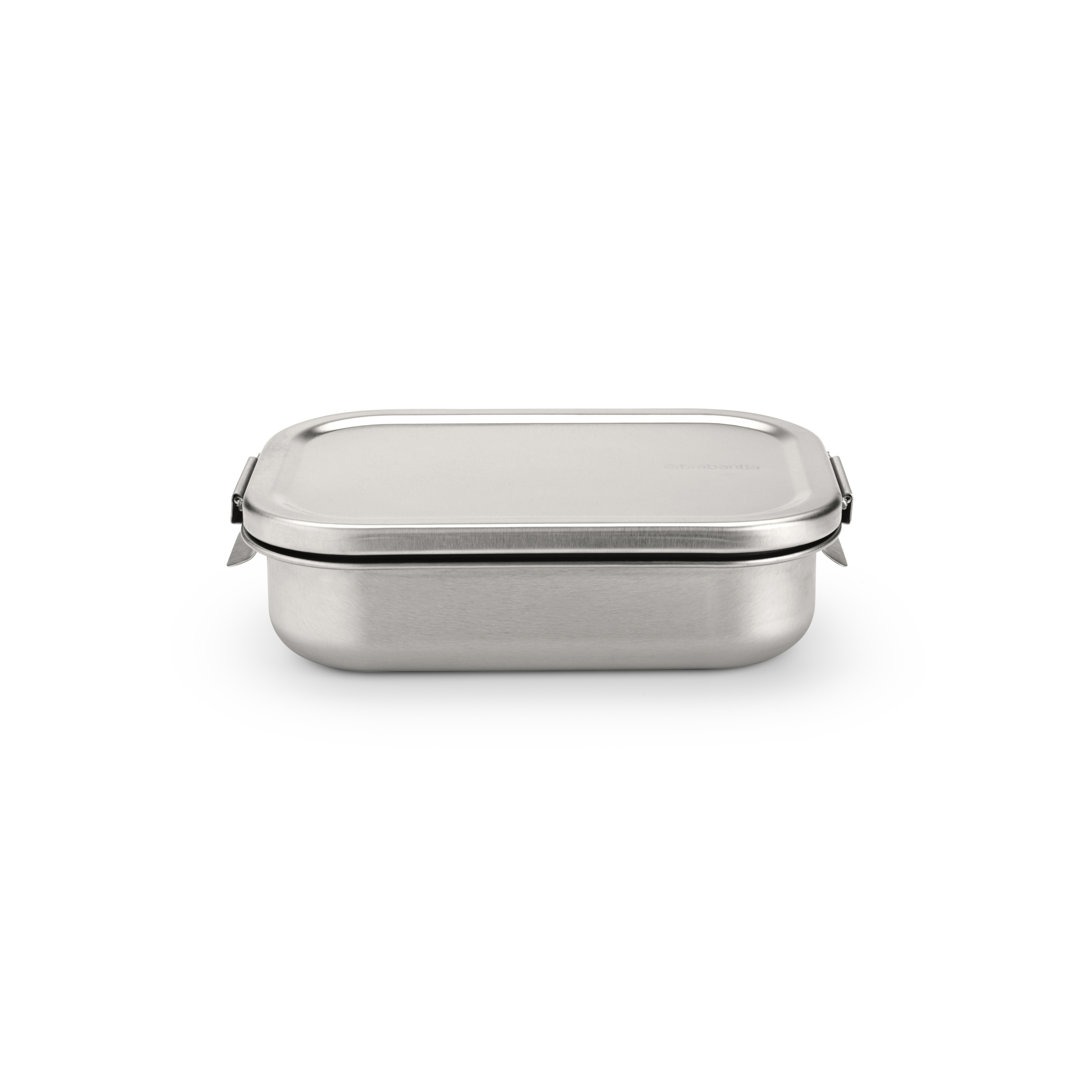 Brabantia Make & Take Lunch Box, Medium - Matte Steel Brabantia