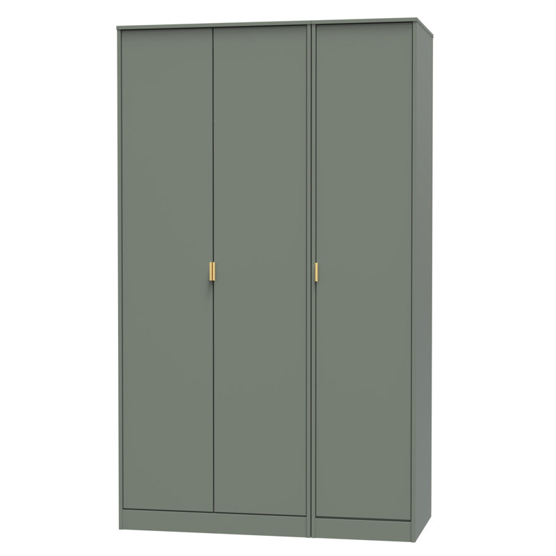 Bibek Manufactured Wood Wardrobe, Reed Green