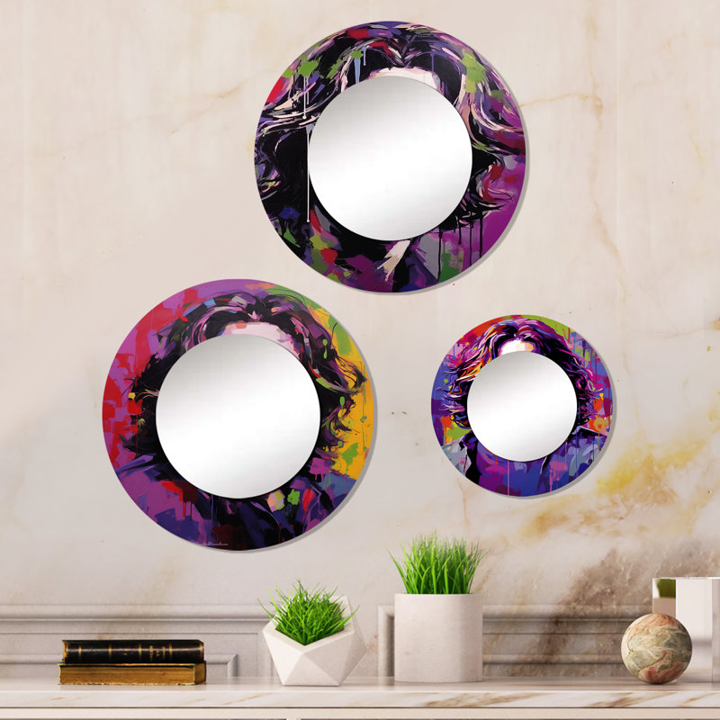 Loiacano Metal Round Mirror