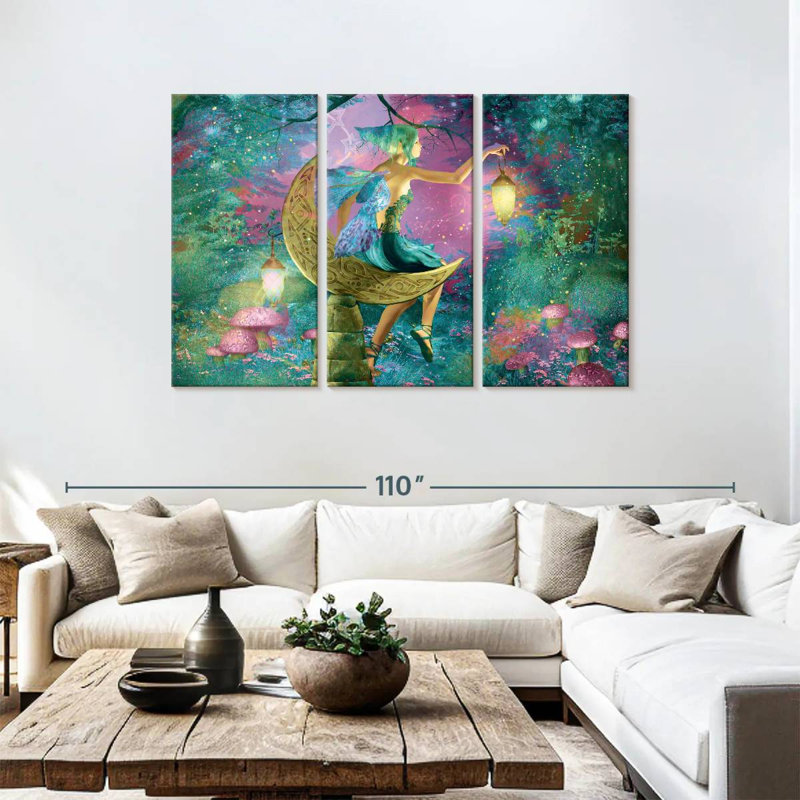 Kelan Moon Fairy, 48" H x 74" W