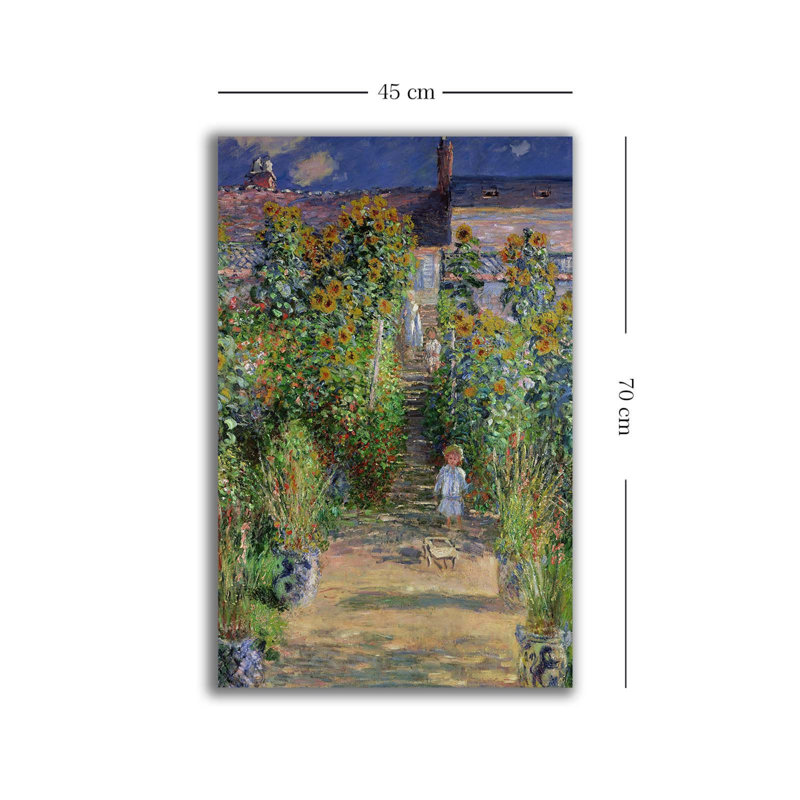 Claude Monet - peinture sur toile tendue